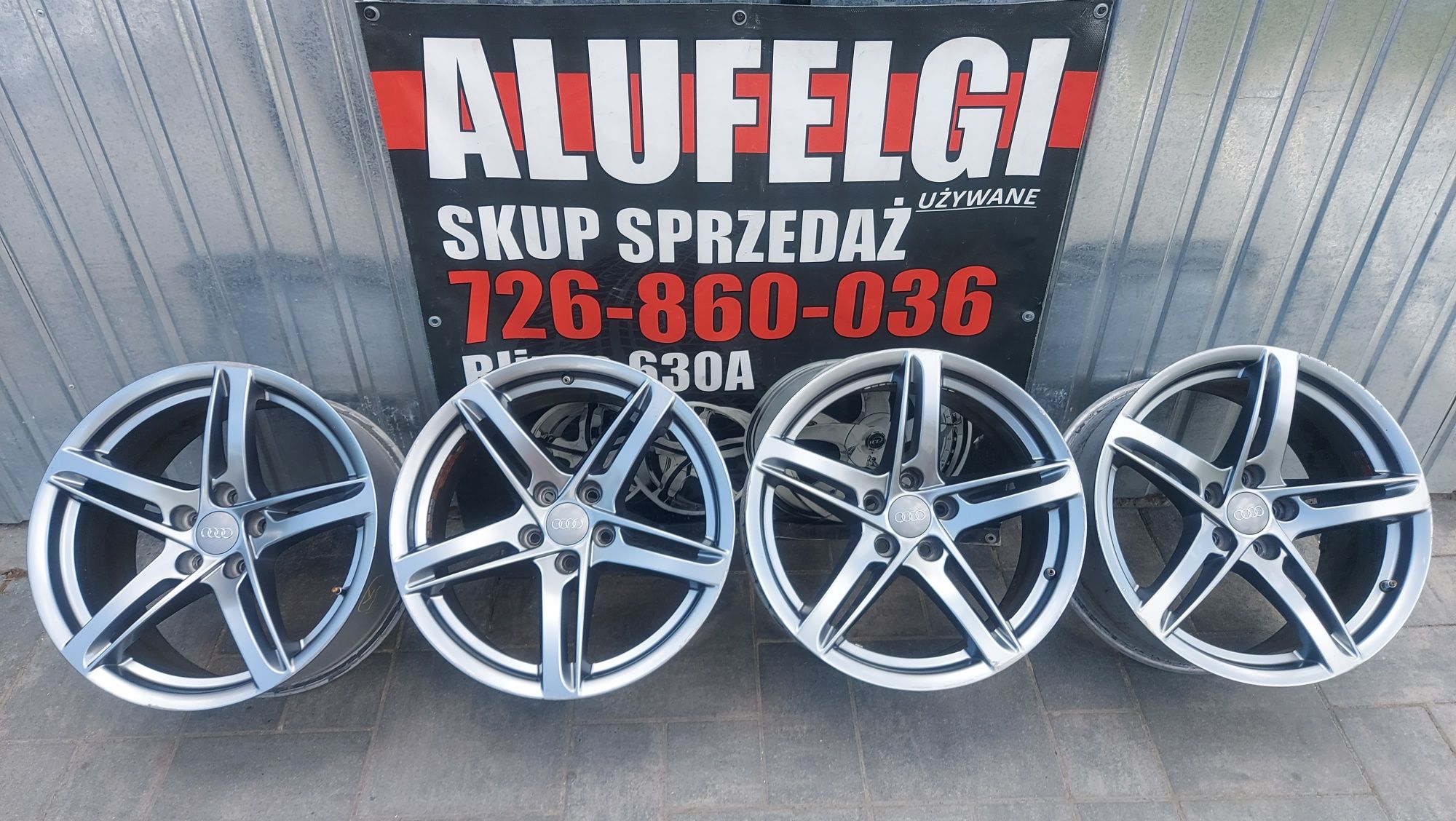 Alufelgi 18" 5x112 AUDI - ET29 - 8.5j - WKLĘSŁE!