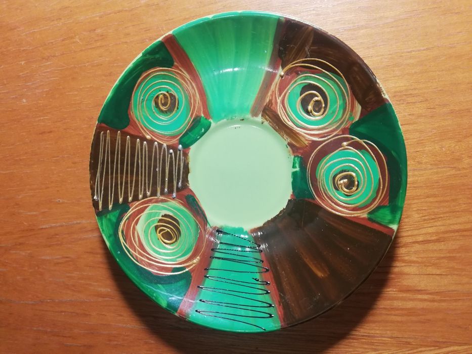 Filiżanka z talerzykiem hand made