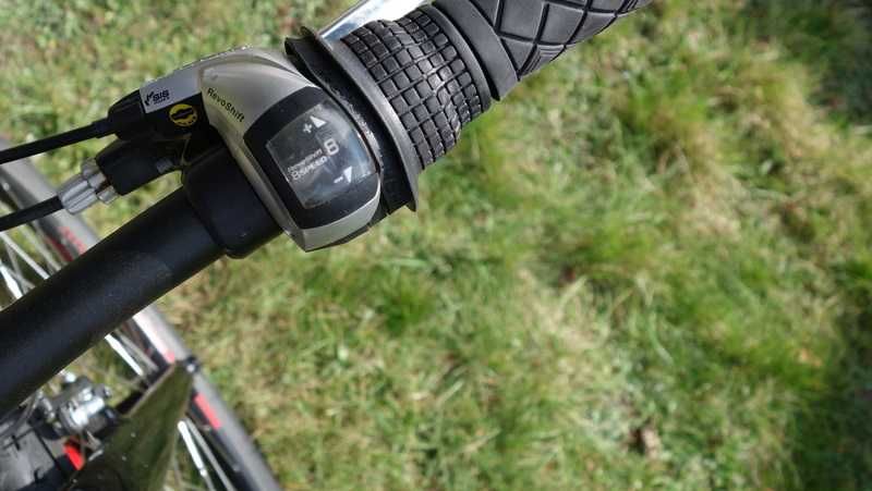 Rower młodzieżowy MTB EIGHTSHOT X-COADY 275 SL - Czarny/Czerwony