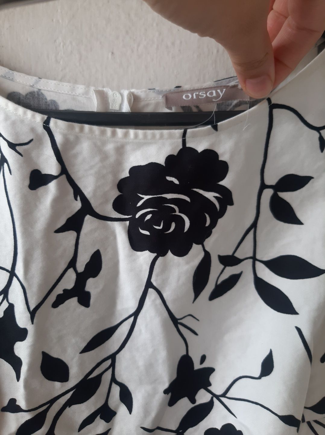 Fajna sukienka wizytowa z bawełny, elegancka, jak nowa! L/40 Orsay