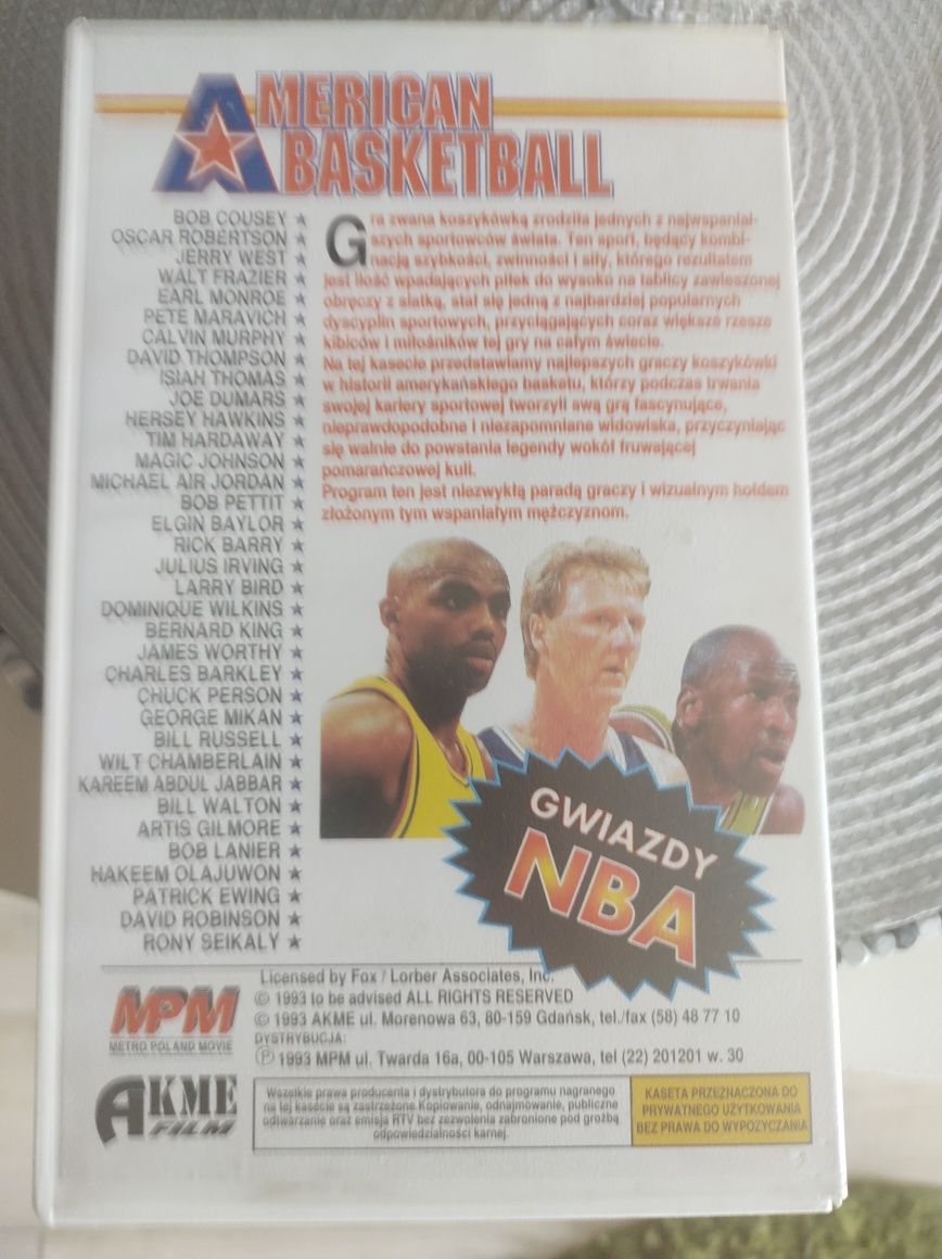 American Basketball Gwiazdy NBA VHS