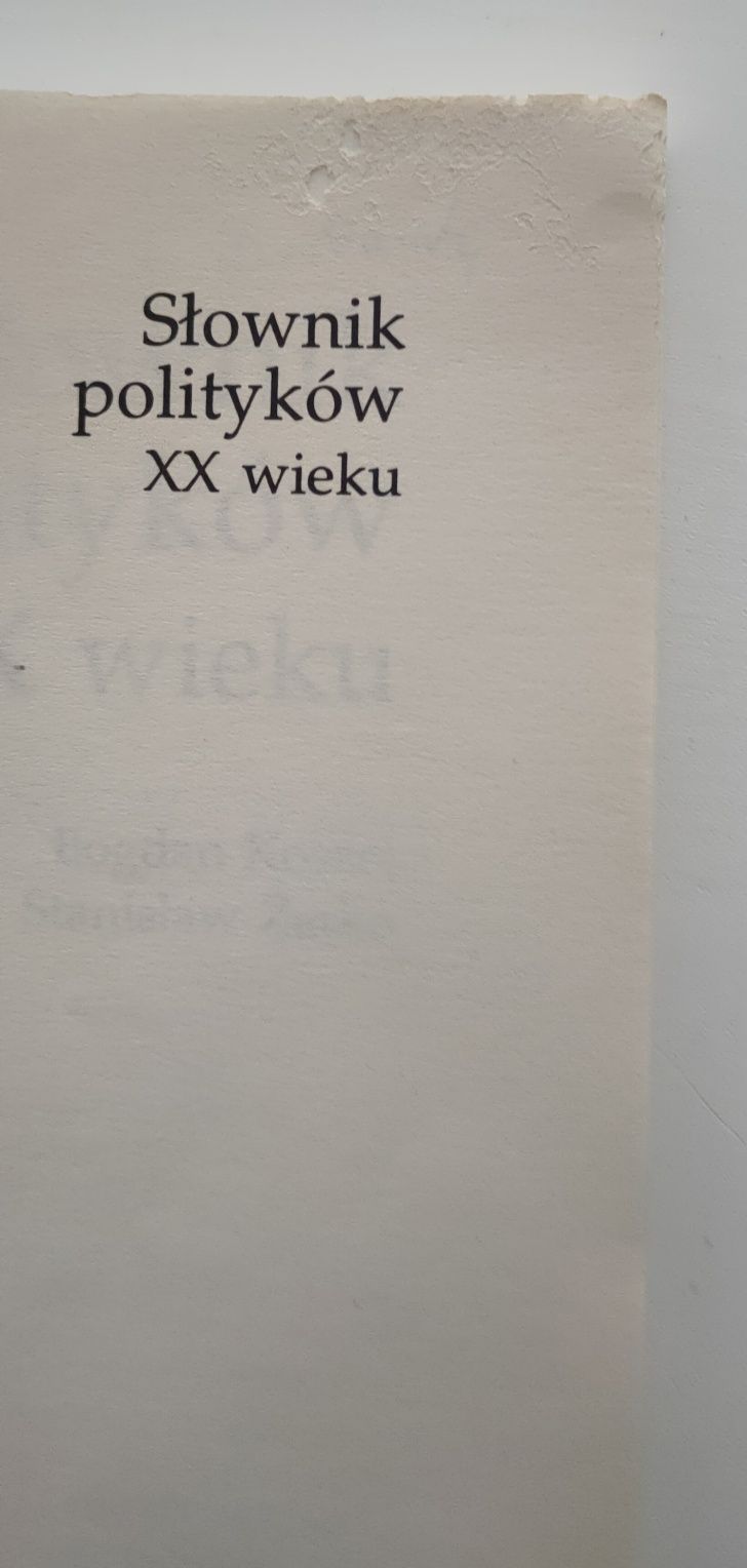 Bogdan Koszel, Stanisław Żerko - Słownik polityków XX wieku