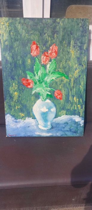 Obraz olejny sygnowany Pogorzelski