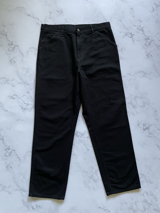 Джинсы Carhartt single knee pants black size 34/32