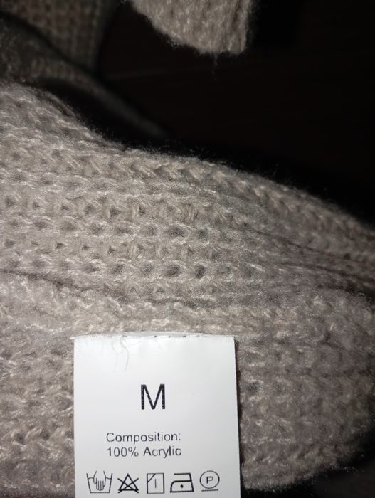 NOWY długi ciepły swetr kardigan damski roz.M/L