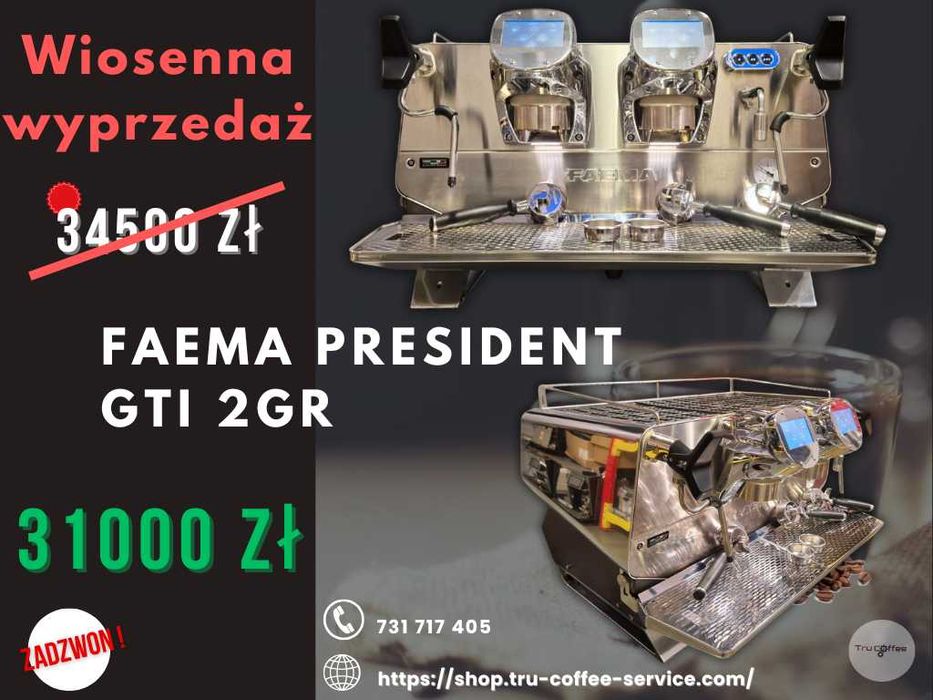 Faema Prezident GTI 2AV ekspres do kawy, Cimbali, La Marzocco, Wega