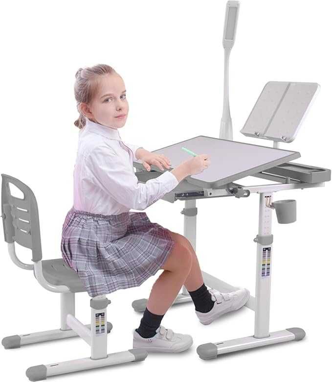 Zestaw biurko i krzesło Napfox Kids Art Desk & Chair -