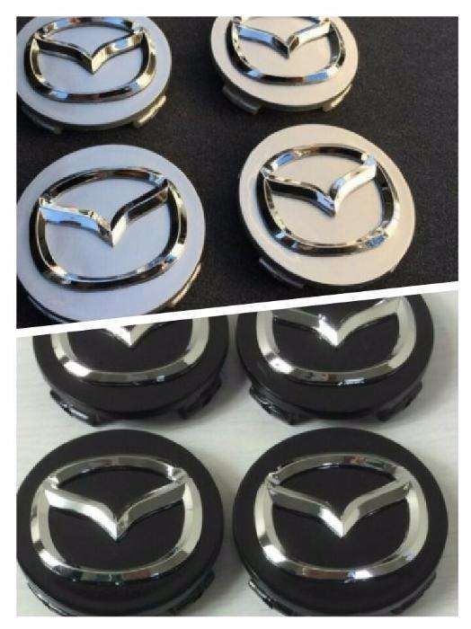 4Centros tampas de jantes mazda 2,3,4,5,6,626,cx-3,cx-5,mx-5 novos56mm
