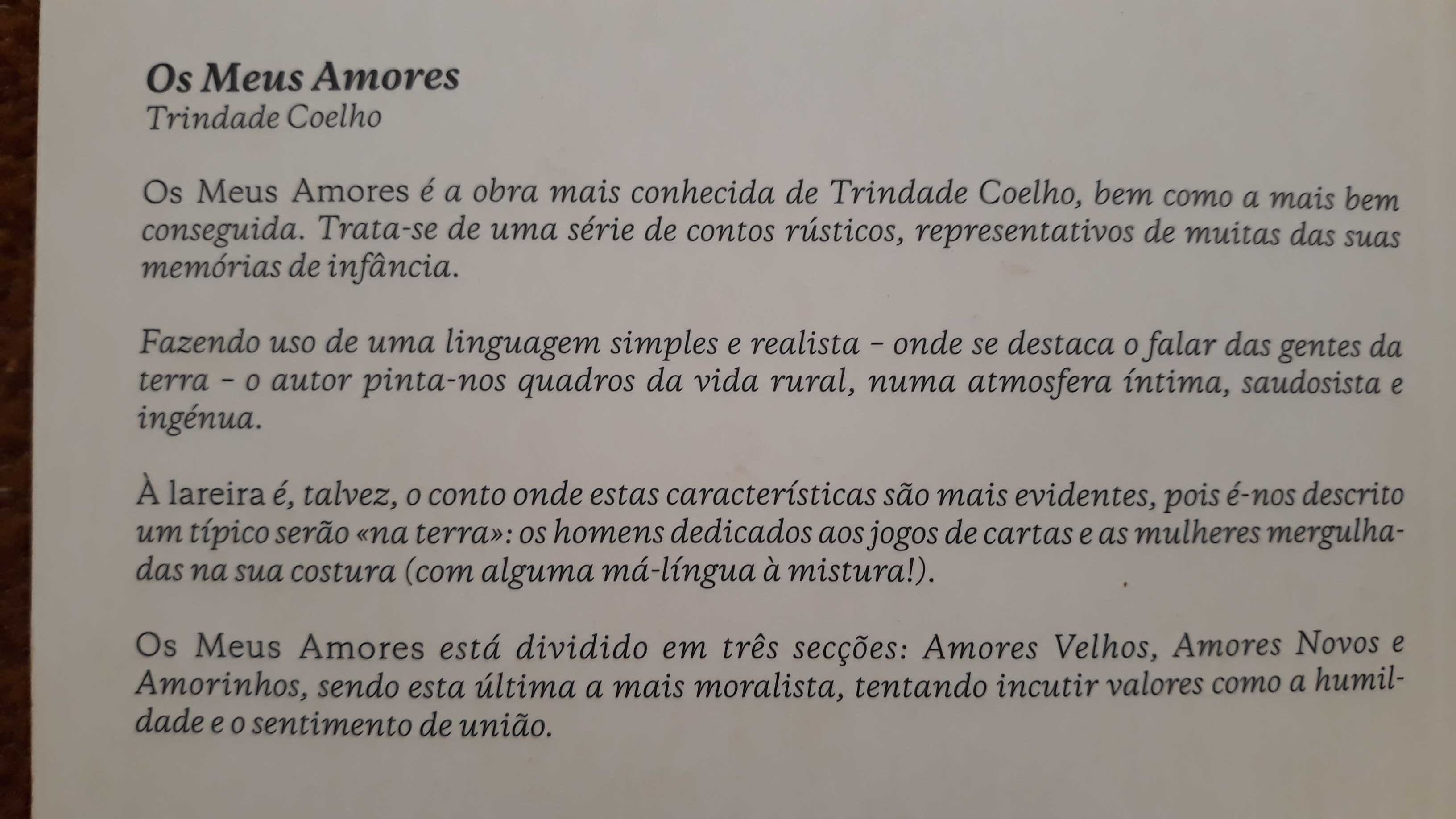 Trindade Coelho - Os Meus Amores - portes incluidos