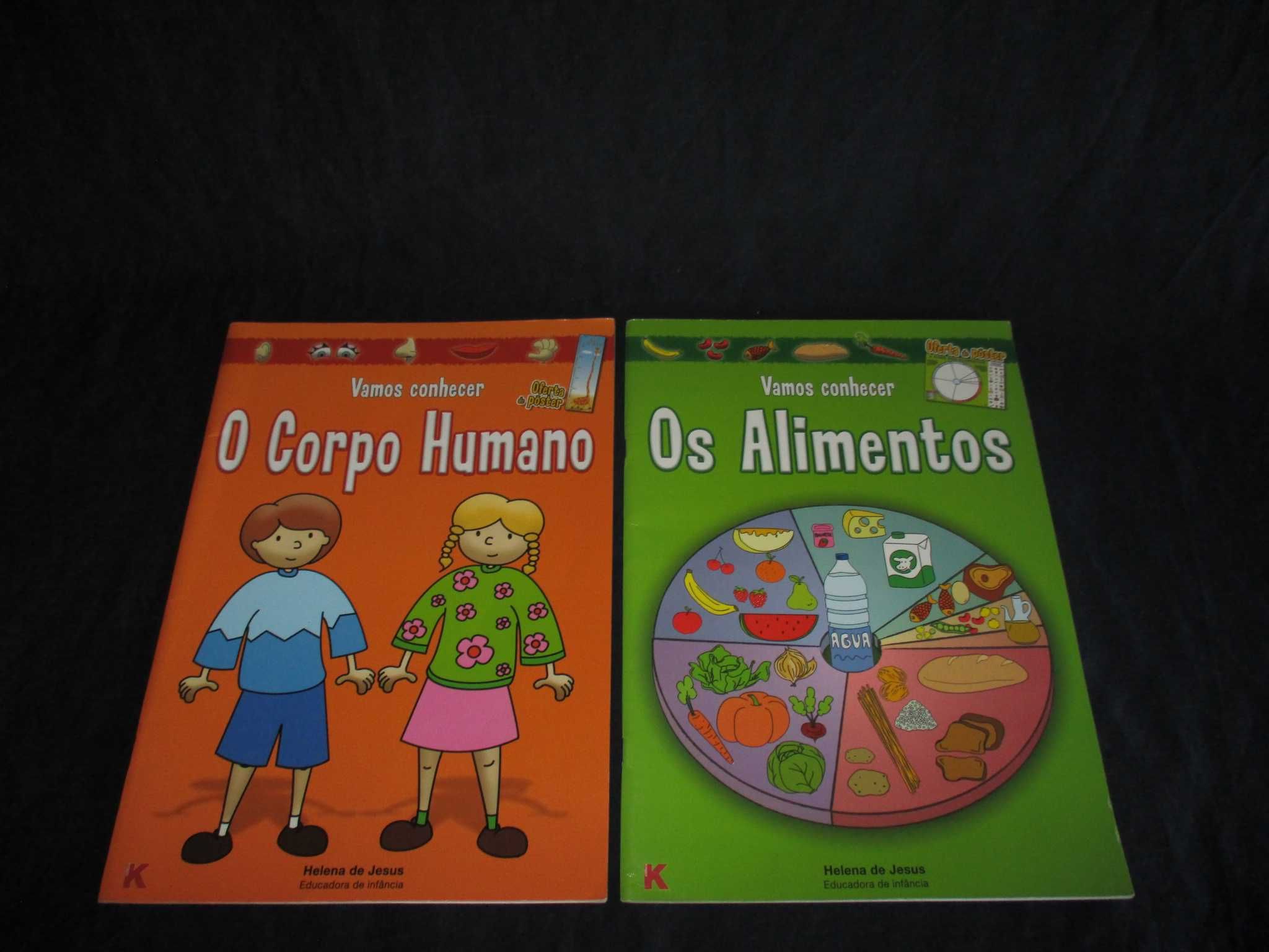 Livros Vamos Conhecer Os Alimentos O Corpo Humano Helena de Jesus