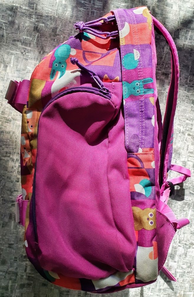 Рюкзак школьный детский розовый Burton для скейтборда
