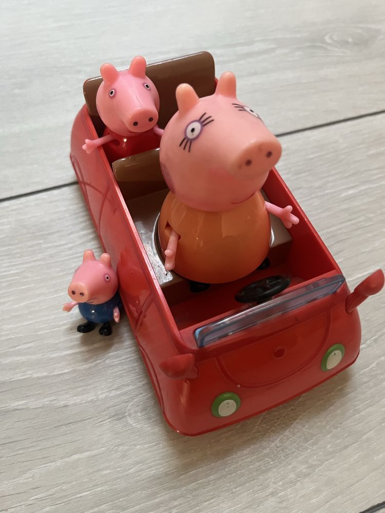 Zestaw Peppa dla fanów Kamper, auto, figurki