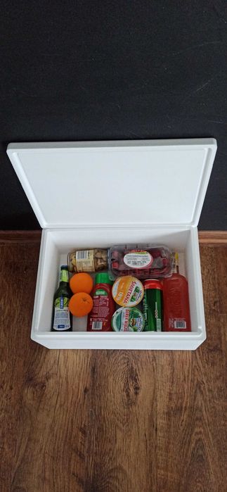 STYROBOX Termobox Lodówka pudełko styropianowe średni 24 litry