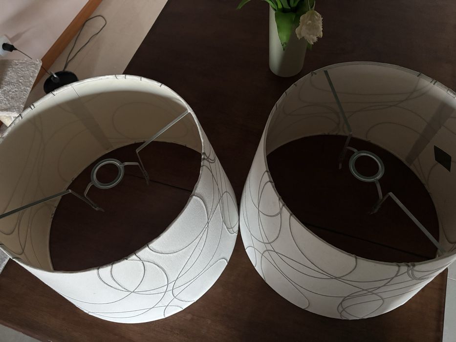 Abajures modernos x2