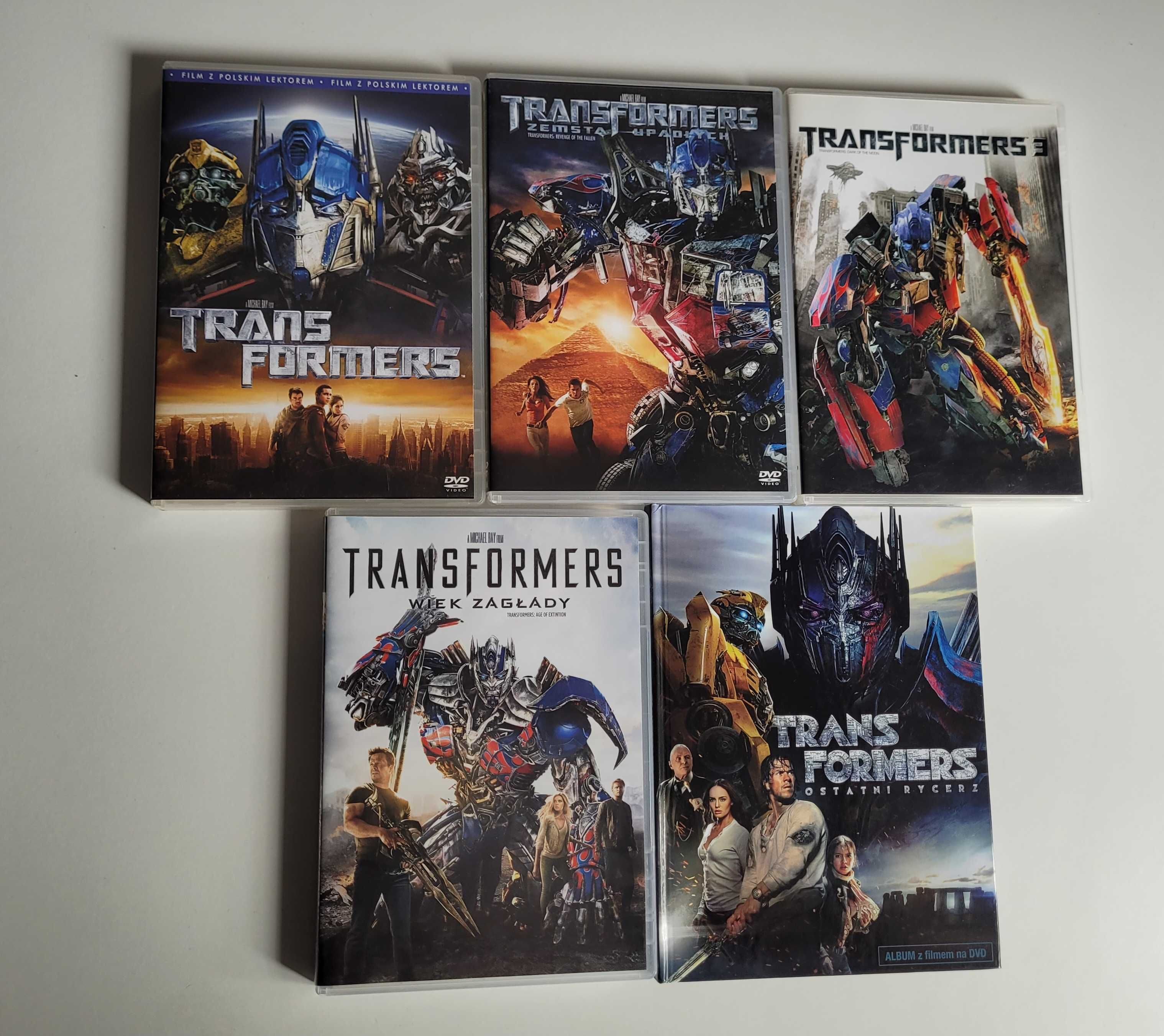 Filmy DVD Zestaw Transformers 1-5 Komplet