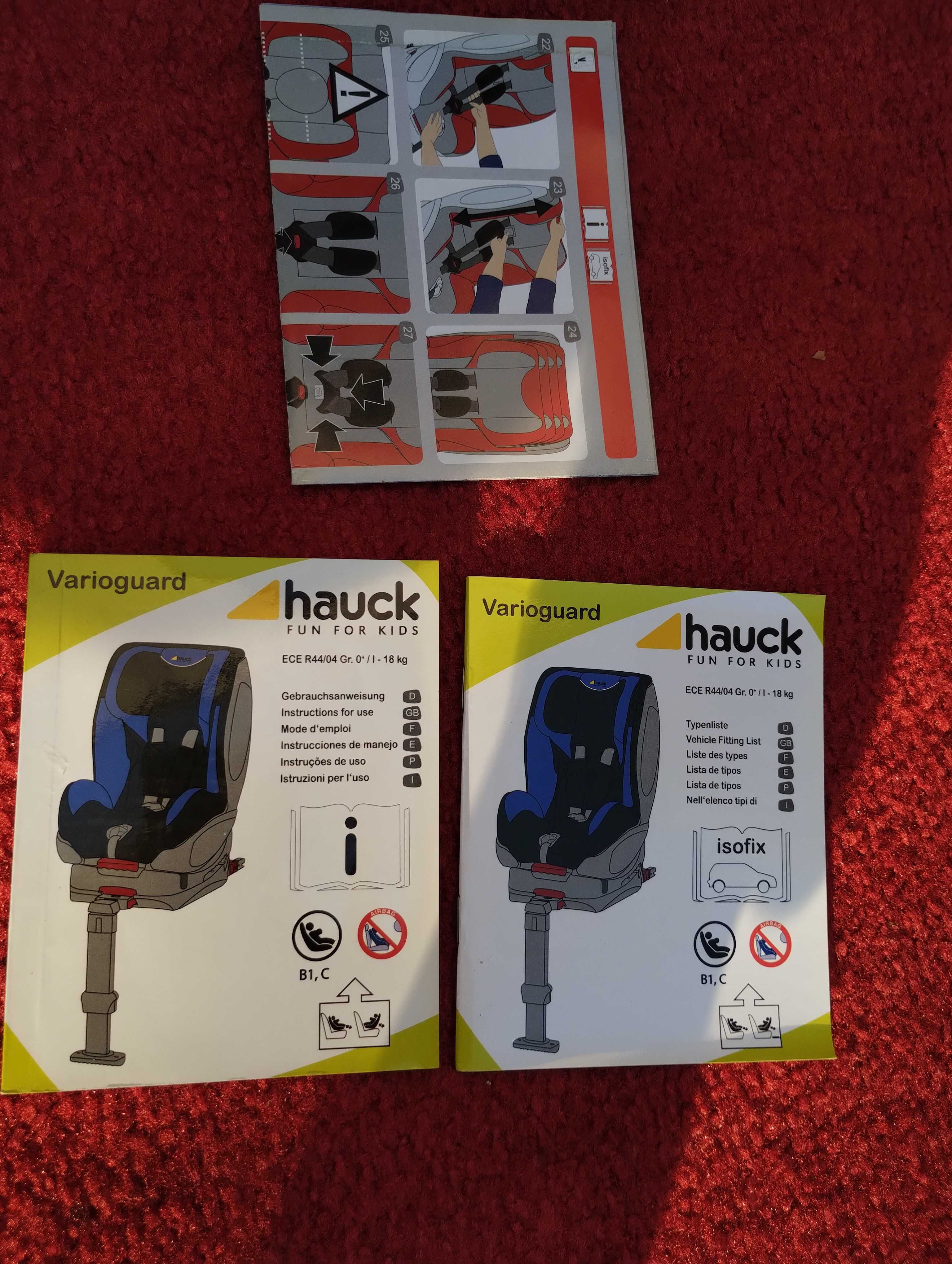 Fotelik Hauck Varioguard plus 0-18 kg ISOFIX Gorzów