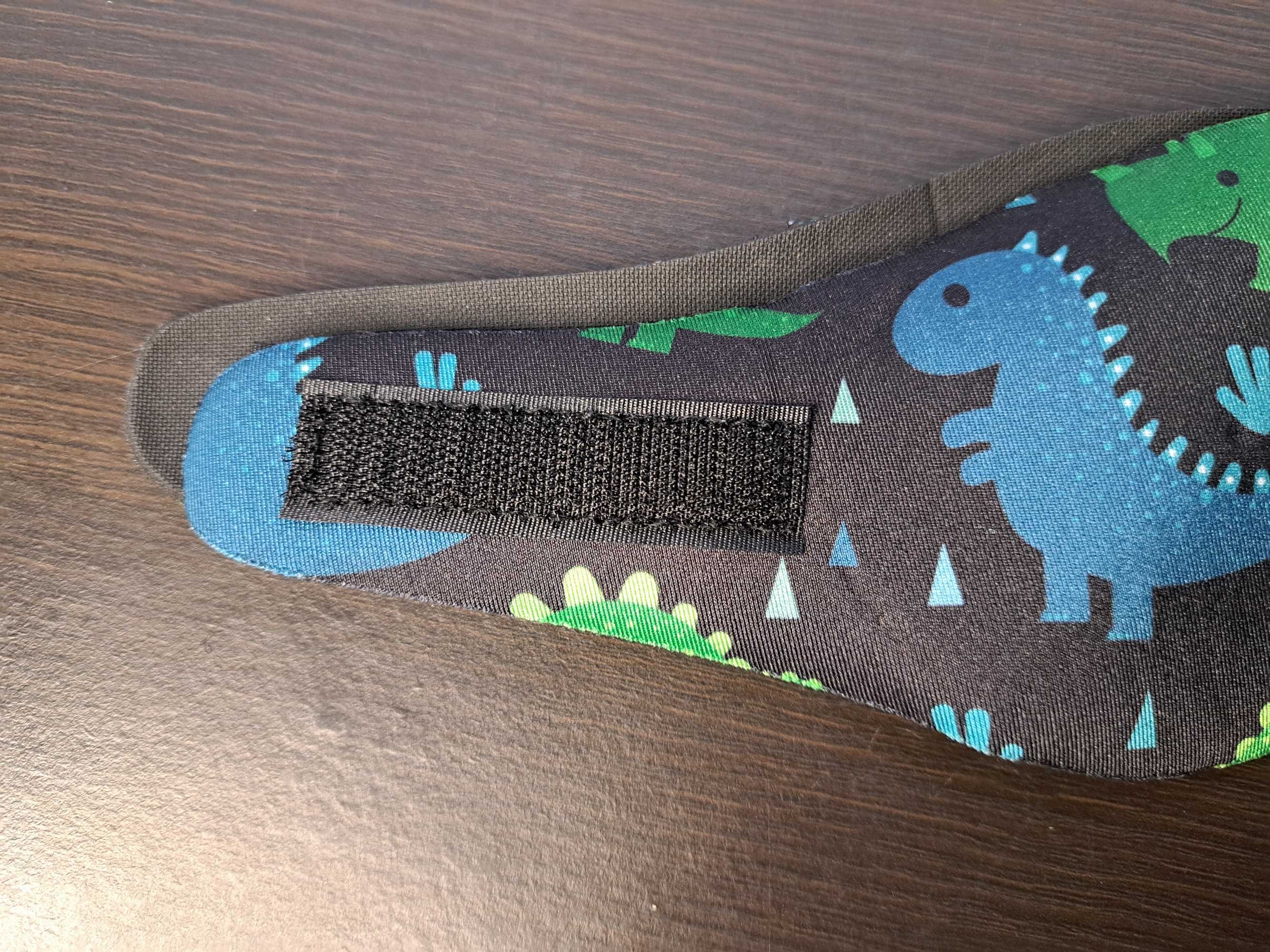 Opaska na uszy do pływania kąpieli MoKo dla dzieci w dinozaury