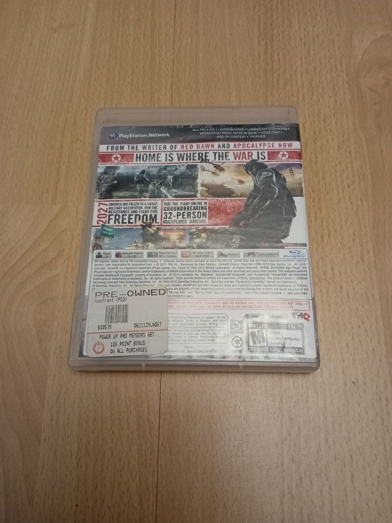 Gra homefront ps3