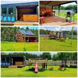 Domek letniskowy ,, Stodoła " w lesie nad jeziorem z jacuzzi 16 osobow