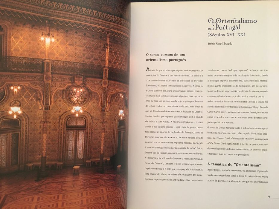 O Orientalismo em Portugal (Séculos XVI-XX)