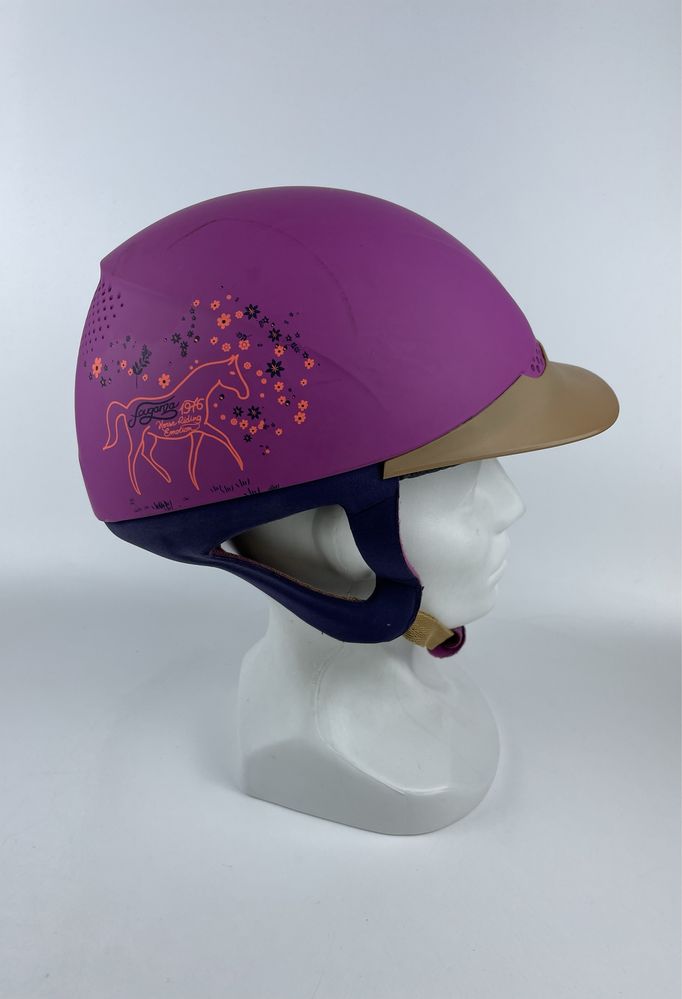 Kask Jeździecki 51 cm - 53 cm FOUGANZA /23C/