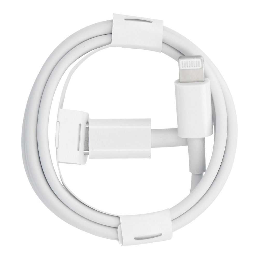 Kabel Typ C do iPhone Lightning 8-pin PD PD18W 2A  biały 1 metr BOX