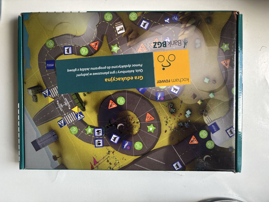 Gra planszowa edukacyjna Kocham rower