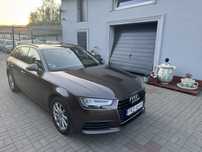 Audi A4 2.0 tdi 150 KM sprowadzony 2017 zarejestrowany czekolada