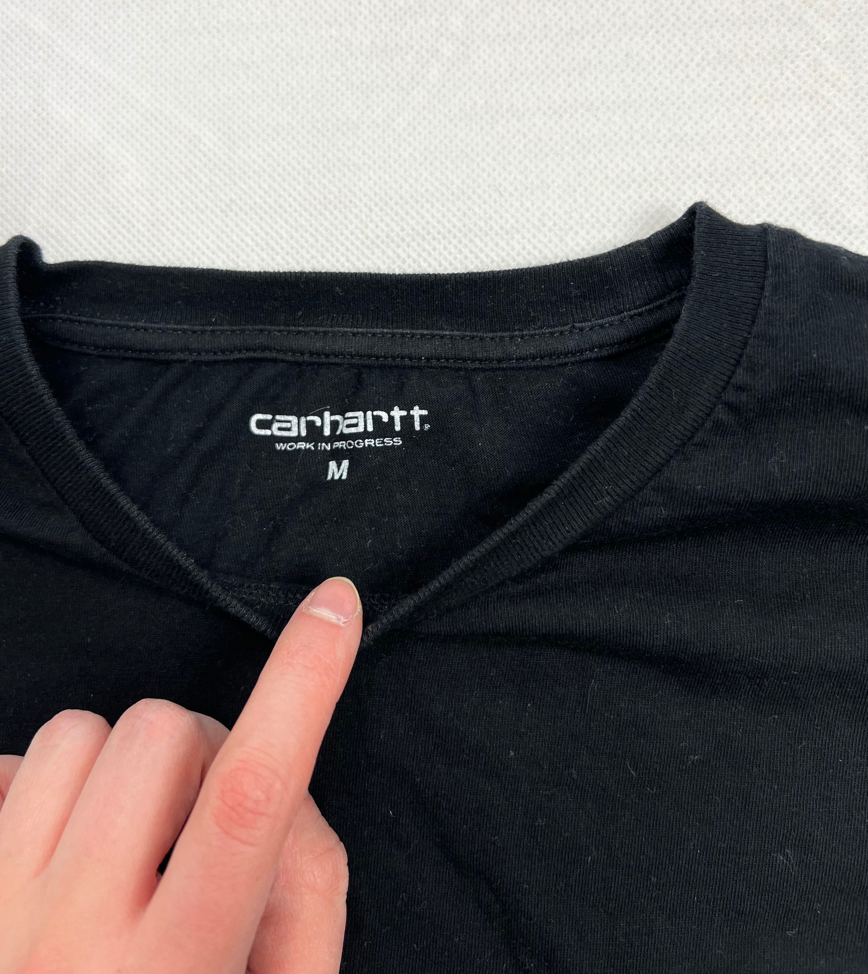 Koszulka Carhartt black white small logo