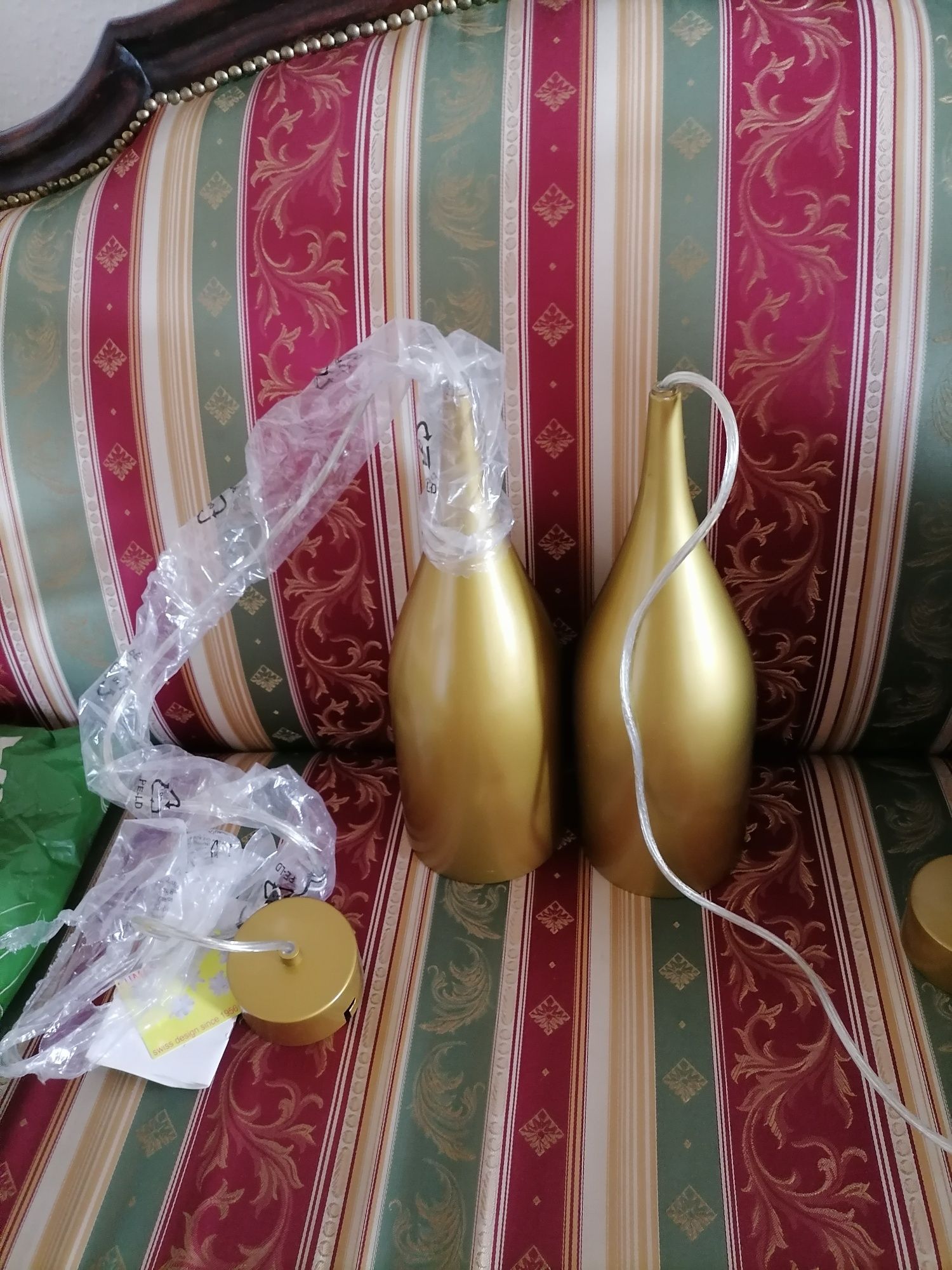 Żyrandol Celine taklampa guld z Duka