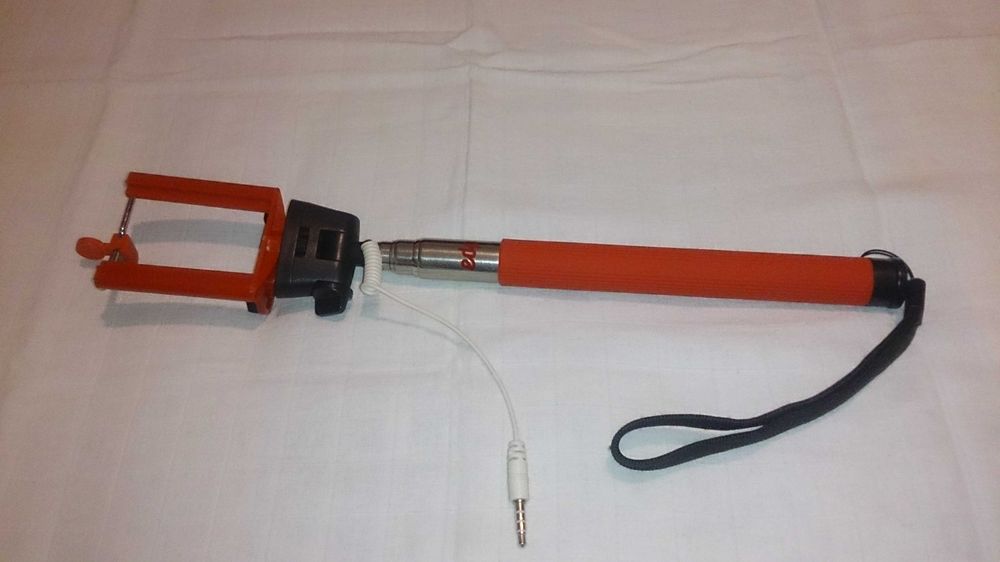 selfie stick, red selfie extender (edp)64575359280385120