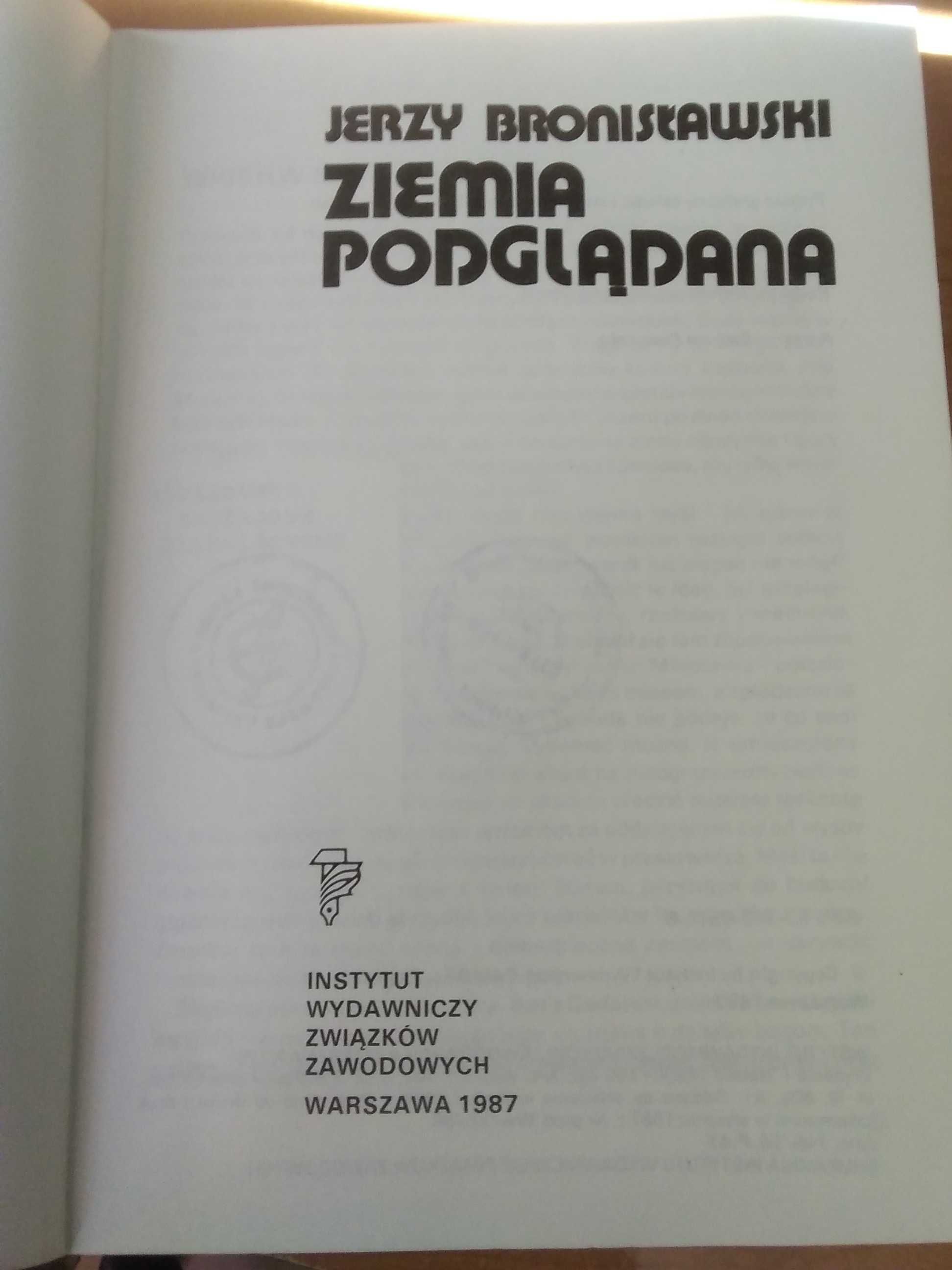 Książka pt,, Ziemia podglądana "1987 rok po biblioteczna wersja