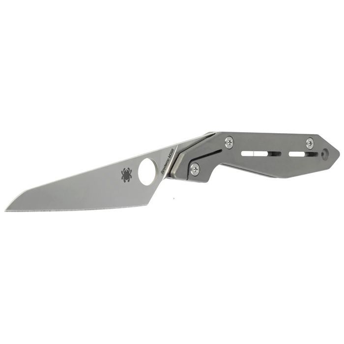 Nóż składany Spyderco Nand Gray Titanium, Satin M398 by Paul Alexander