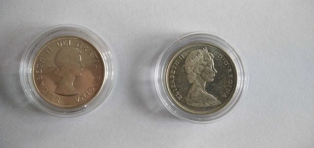 Елизавета II. Канада 50 центів, 1964, 1965. Оригінал.