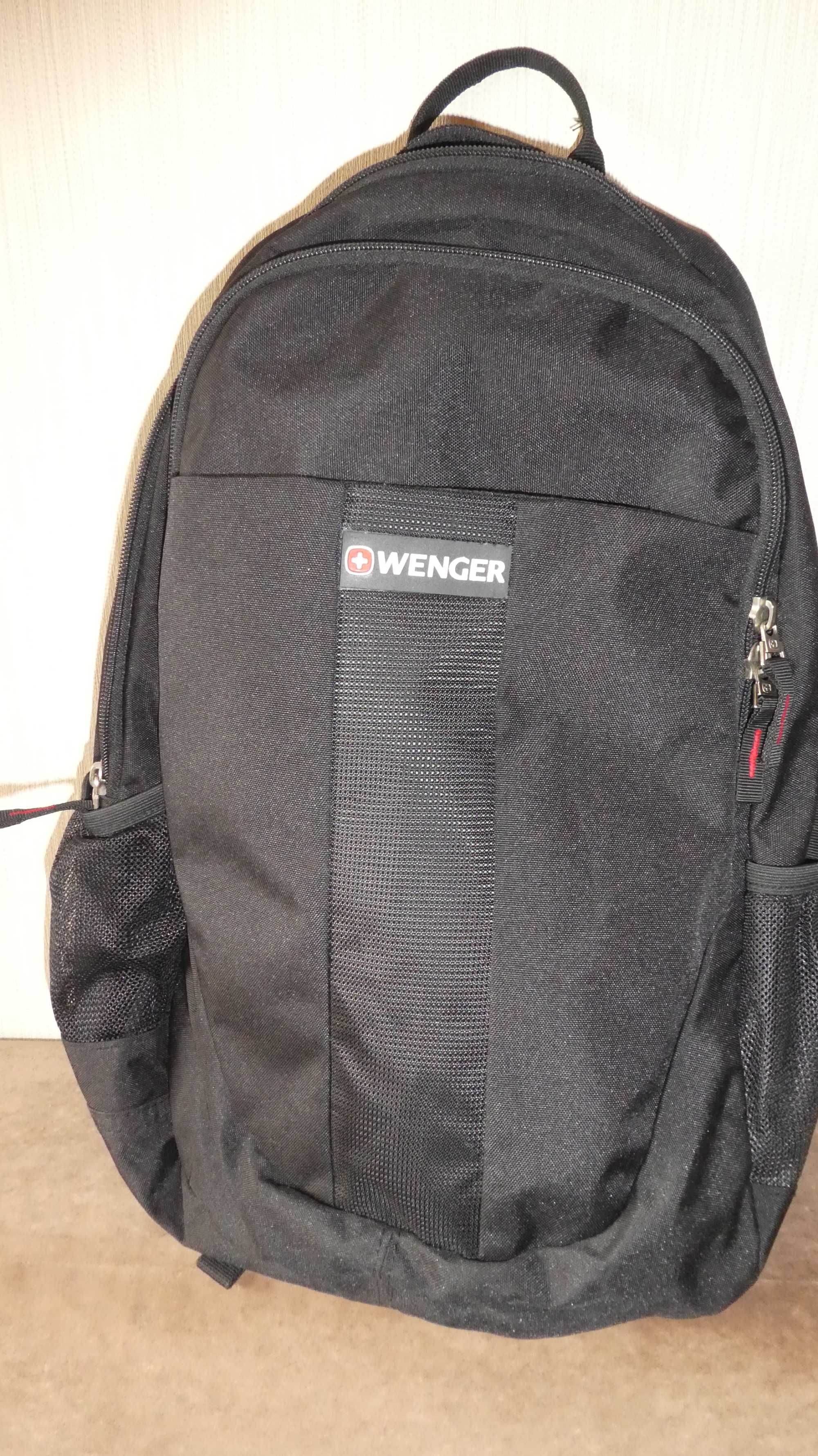 Plecak WENGER nowy 48x30x 16 cm  czarny