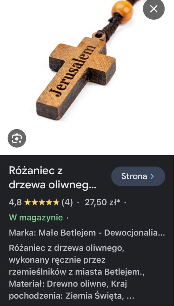 Rozaniec drewniany