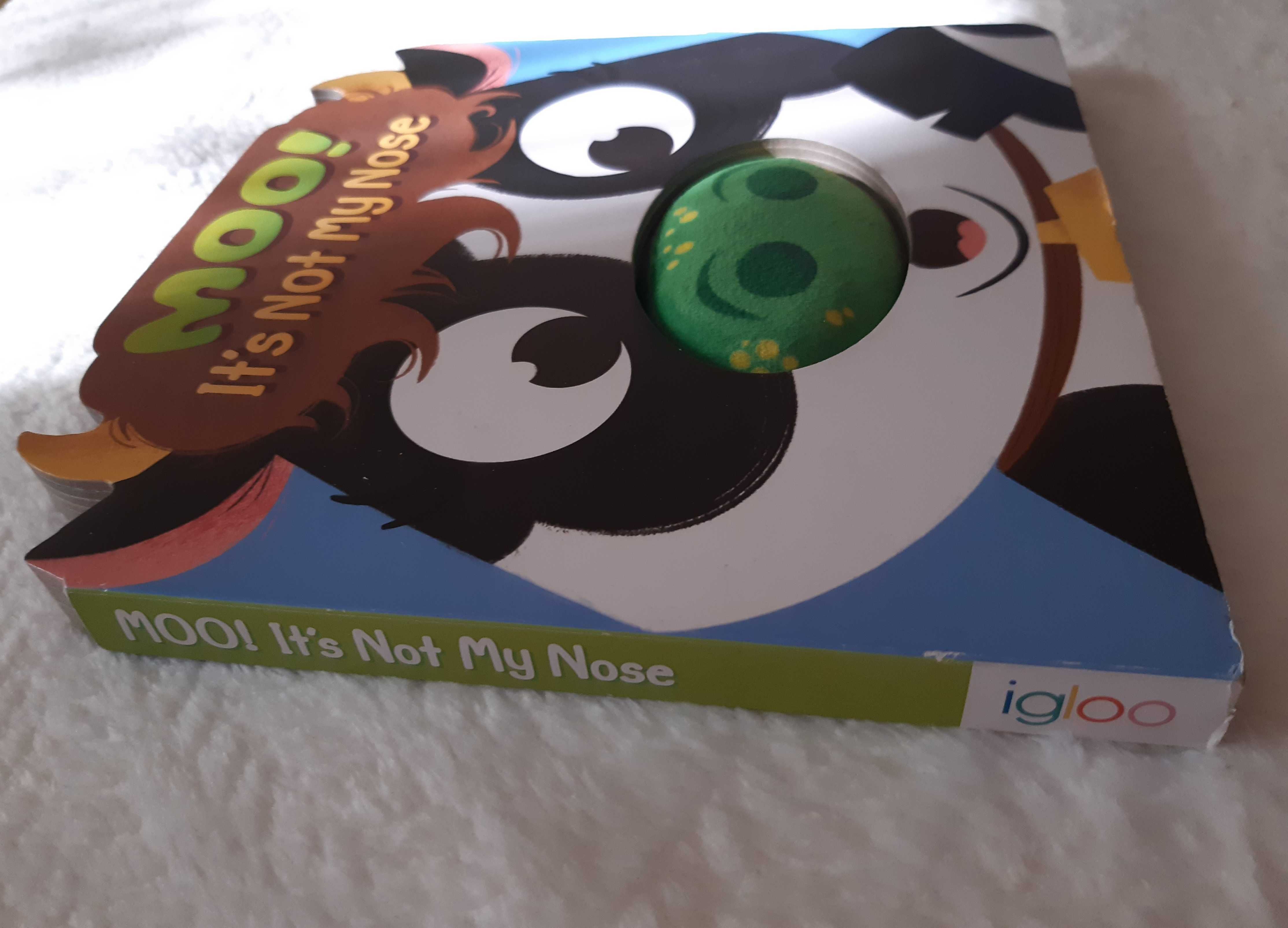 "Moo! It's not my nose" książeczka po angielsku