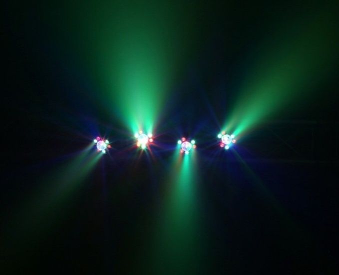 Barra Portátil 4 EM 1 c/ 4 Focos PAR RGBW Magic Ball Party bar 3 BEAMZ