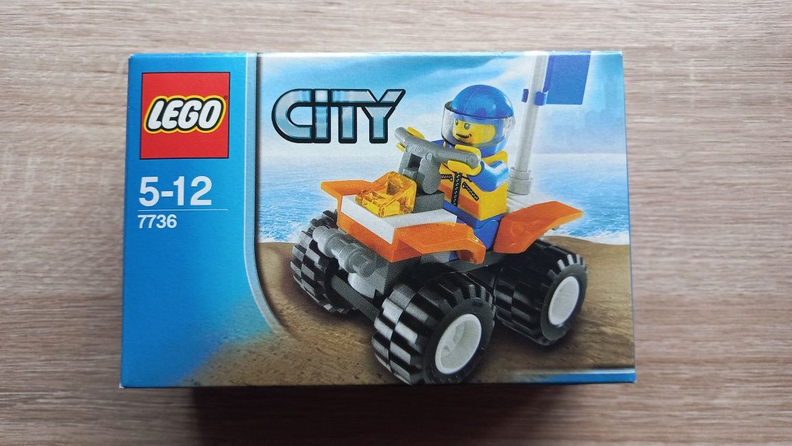 LEGO CITY 7736 quad kompletny zestaw