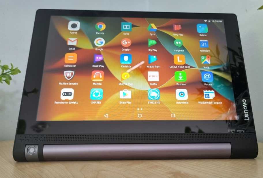 Nowoczesny Tablet Lenovo Yoga Tab 3 WiFi BT 10" 16GB *WYPRZEDAŻ*