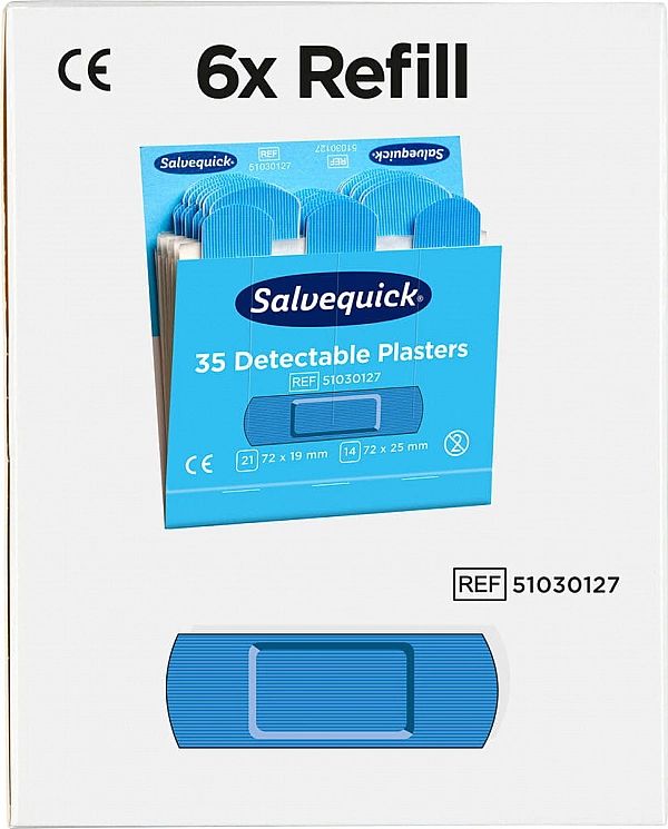 Plastry wykrywalne Cederroth Salvequick, 35 szt.