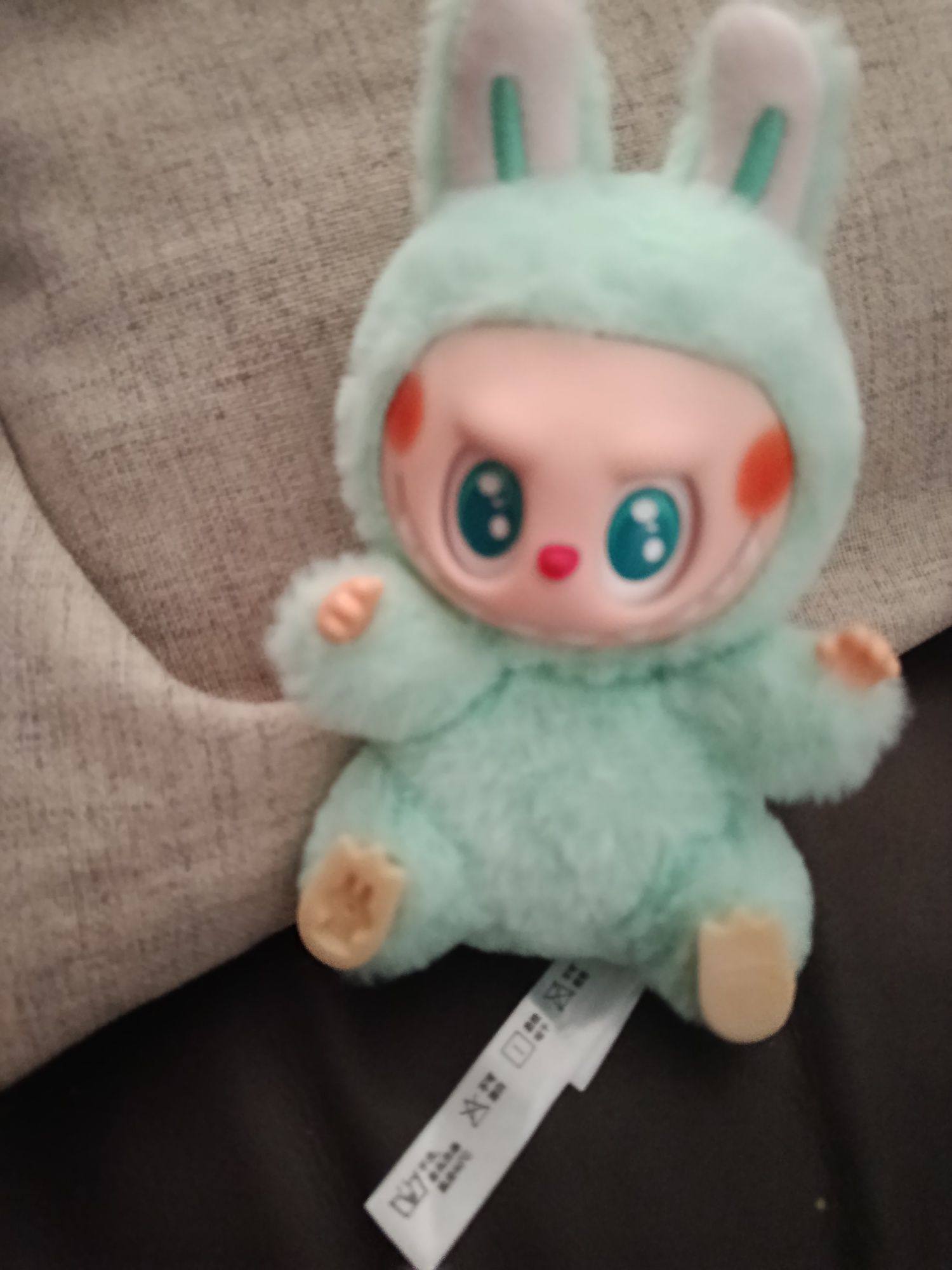 Boneco Labubu verde