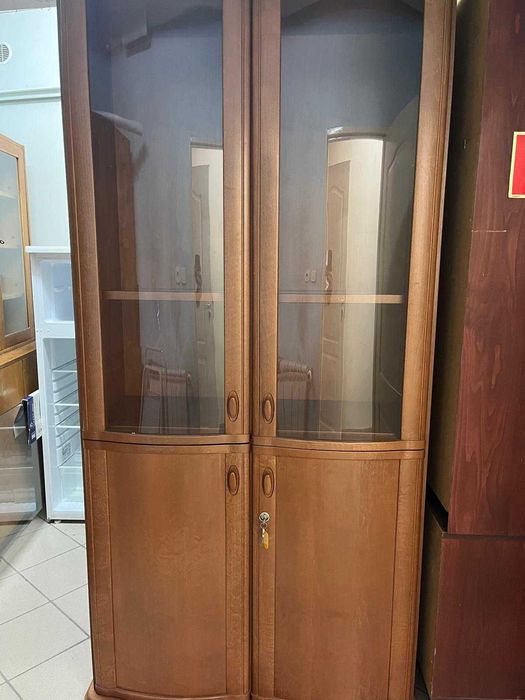 Szafa regał witryna przeszklona zamykana 200cm