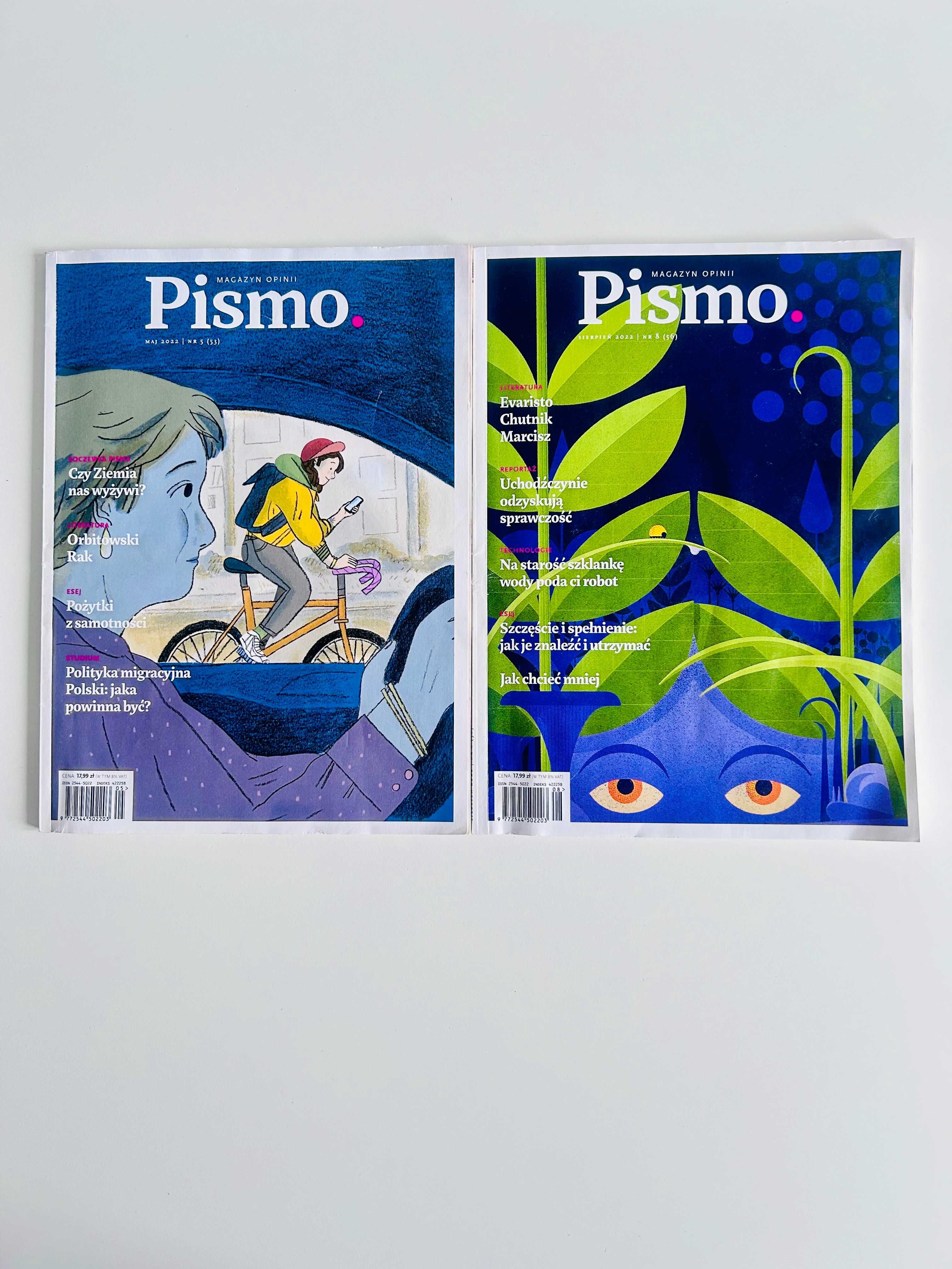 Pismo magazyn - numer sierpień 2022 / Magazyn Pismo / Pismo gazeta