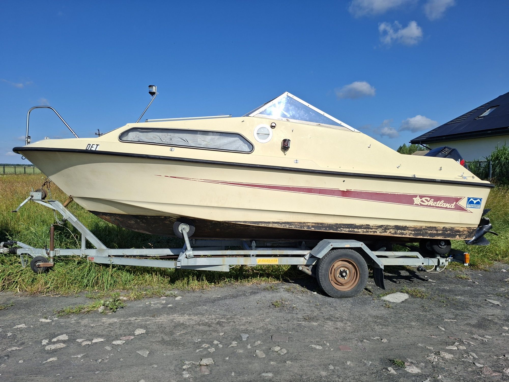 Łódka łódź kabinowa shetland 570