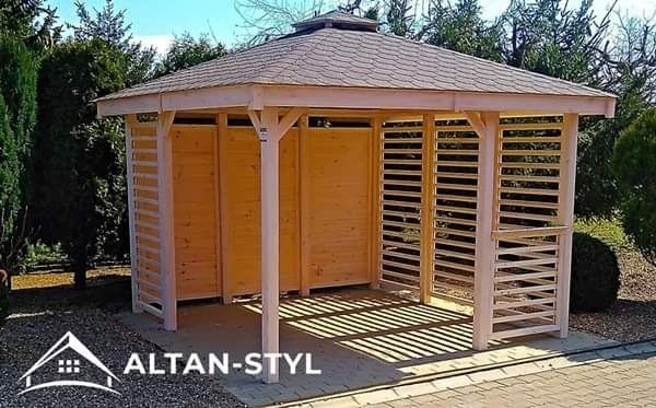 Altany, altanki, wiaty, altanka ogrodowa OLIWIA 3x3m PRODUCENT