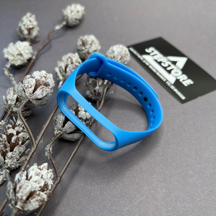 Ремешок силиконовый 3 Xiaomi mi band ми бенд 4 однотонный