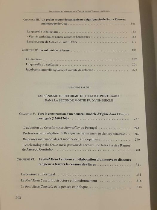 Crónica de D. João de Castro / Jansénisme et Réforme de l´Église