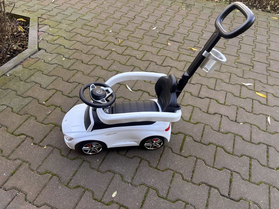 Samochodzik,Jeździk Mercedes Amg C63, biały