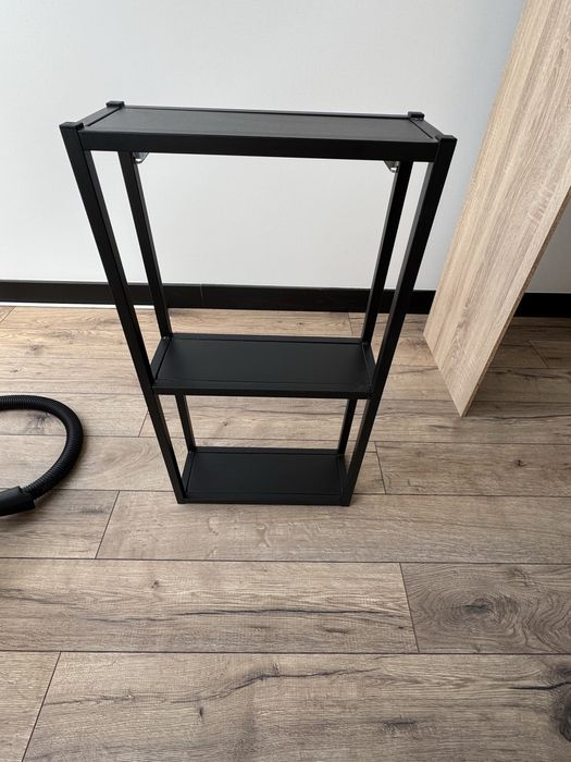 Półka scienna czarna regał korpus do szafki ikea 15x40x75